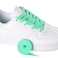 Olukssck 1 Pair Flat Shoe Laces for Sneakers 25 Wide Athletic Shoelaces Mint Green 63 inch160cm