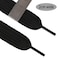 Olukssck 2 Pairs Fat Shoe Laces for Sneakers Boots 34 Wide Athletic Shoelaces Shoe Strings Black31inch80cm