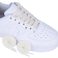 Olukssck 2 Pairs Flat Glitter Shiny Metallic Shoe Laces for Sneakers 25 Wide Sequin Athletic Shoelaces White 47 inch120cm