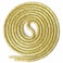 Olukssck 2 Pairs Glitter Metallic Shiny Shoe Laces Round Sequin Shoelaces Shoestrings for Sneakers Boots and Hightops Light Gold 47 inch120cm