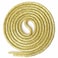 Olukssck 2 Pairs Glitter Metallic Shiny Shoe Laces Round Sequin Shoelaces Shoestrings for Sneakers Boots and Hightops Light Gold 47 inch120cm