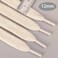 Olukssck 2 Paris 12 Wide Flat Shoe Laces for Sneakers Poly Cotton Fat Shoelaces Replacement Shoe Strings Cream 47inch120cm