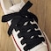 Olukssck 2 Paris Fat Shoe Laces for Sneakers 58 Wide Flat Athletic Shoelaces Black White 45 inch115cm