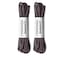 PANGAEA 2Pair Pack Waxed Round Oxford Shoe Laces for Dress Shoes Chukka 332Inch Thin04 Dark Brown39in 100cm