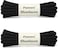 Puzeam 2 Pairs Oval Athletic Shoelaces 33 Colors 14 Half Round Shoe Laces for Sneakers Black 80
