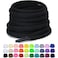 Puzeam 2 Pairs Oval Athletic Shoelaces 33 Colors 14 Half Round Shoe Laces for Sneakers Black 80