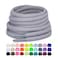 Puzeam 2 Pairs Oval Athletic Shoelaces 33 Colors 14 Half Round Shoe Laces for Sneakers Light Gray 80