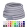 Puzeam 2 Pairs Oval Athletic Shoelaces 33 Colors 14 Half Round Shoe Laces for Sneakers Light Gray 80