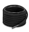 Shoemate Solid Color Round Shoe Laces for Sneakers Boots and Athletic Shoes Shoe Strings Black 50127cm 4Hei ROD1274