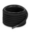 Shoemate Solid Color Round Shoe Laces for Sneakers Boots and Athletic Shoes Shoe Strings Black 50127cm 4Hei ROD1274