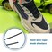SING F LTD 4Pcs Twist Lock Shoelaces Replacement Compatible with BOA Engelbert Strauss Shimano Elastic Locks Shoe Laces Black