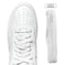 SOL3 Original Shoe Laces Flat Replacement Shoelaces for Air Force 1 Converse Jordans Athletic Casual Sneakers 60 White AF1 Charm