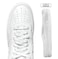 SOL3 Original Shoe Laces Flat Replacement Shoelaces for Air Force 1 Converse Jordans Athletic Casual Sneakers 60 White AF1 Charm