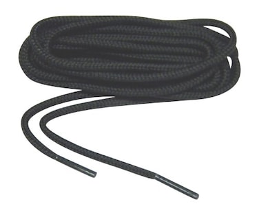 Sport28 Heavy Duty Professional COAL BLACK proBOOTtm Round Boot Shoelaces 2 Pair Pack 36 Inch 91 cm Black