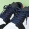 Stepace 2 Pairs Flat Shoe Laces for Sneakers 516 Width 3072 Length 26 Color Shoelaces Navy Blue 40102 cm