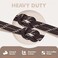 Stepace Round Shoelaces 2 Pairs Heavy Duty Boot Shoe Laces for Hiking Work Boots Coffee Khaki120Dots