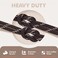 Stepace Round Shoelaces 2 Pairs Heavy Duty Boot Shoe Laces for Hiking Work Boots Coffee Khaki120Dots