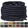Stepace Wave Round Boot Shoelaces 2 Pairs Non Sliping Heavy Duty Laces for Work Boots Hiking Boot Shoes Blue Black 55 IN