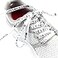 Teeoff Flat Printed ShoelacesShoe Laces for Sneakers Designer Fun Shoestring 472 WhiteJapanese