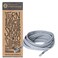 THE ORIGINAL STRETCHLACE Flat Elastic Shoe Laces Stretch Laces That Turn Shoes Into Easy SlipOns As Seen on Shark Tank Light Grey 30 in 77 cm