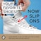 THE ORIGINAL STRETCHLACE Flat Elastic Shoe Laces Stretch Laces That Turn Shoes Into Easy SlipOns As Seen on Shark Tank Light Grey 30 in 77 cm