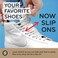 THE ORIGINAL STRETCHLACE Flat Elastic Shoe Laces Stretch Laces That Turn Shoes Into Easy SlipOns As Seen on Shark Tank White 63 in 160 cm