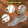 TOFL Leather Boat Shoe Lacing Kit 45 Inch Leather Shoelaces for Boat Shoes 1 Needle 2 Strips 1 Pair White