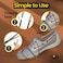 TOFL Leather Boat Shoe Lacing Kit 45 Inch Leather Shoelaces for Boat Shoes 1 Needle 2 Strips 1 Pair White