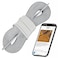 TOFL Leather Boat Shoe Lacing Kit 45 Inch Leather Shoelaces for Boat Shoes 1 Needle 2 Strips 1 Pair White