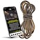 TOFL Logger Laces 108 BrownStripe Leather Work Boot Laces 1 Pair