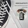 UamGlsob 516 Wide Elastic Shoe Laces Replacement Laces for Converse High Tops Sneakers Stretch Flat Shoelaces Shoe Strings Beige02 63160cm