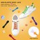 UPINS 10 Pairs Elastic Shoe Lace No Tie Adjustable Tieless Rubber Shoe Lace
