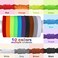 UPINS 10 Pairs Elastic Shoe Lace No Tie Adjustable Tieless Rubber Shoe Lace