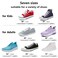 UpUGo 3 Pair Flat Shoe laces 516 Wide Shoelaces for Athletic Running Sneakers Shoes Boot Strings