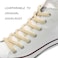 VSUDO 45 Flat Beige Shoe Laces for Sneakers Cream Shoelaces for Sneakers Replacements Shoe Strings for Women or Men 1 PairBeige114CM