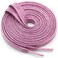WEGOODZF Flat Glitter Shoe Laces Metallic Pink Sparkle Shoelaces for Sneakers 43 inch 2Pair