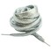 Decker White Silver Metallic Glitter Flat shoelaces Colorful Fashion 2 pairs pack for Canvas Sneaker Athletic 27 inch 69 cm Silver