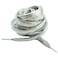 Decker White Silver Metallic Glitter Flat shoelaces Colorful Fashion 2 pairs pack for Canvas Sneaker Athletic 27 inch 69 cm Silver