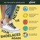 Xpand No Tie Elastic Shoelaces 1 Size Fits All for Adults Kids Stretch Shoe Laces for Sneakers Runners High Tops No Tie Shoe Strings