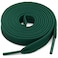 YFINE Flat Shoe Laces for Sneakers 2 Pairs 47 Inch Dark Green 9 MM Wide Thick Athletic Shoelaces