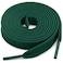 YFINE Flat Shoe Laces for Sneakers 2 Pairs 47 Inch Dark Green 9 MM Wide Thick Athletic Shoelaces