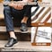 YFINE Flat Waxed Shoe Laces Sneakers Dark Brown Shoelaces for MenWomen Boot 2 Pair 31 Inch