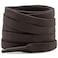 YFINE Flat Waxed Shoe Laces Sneakers Dark Brown Shoelaces for MenWomen Boot 2 Pair 31 Inch