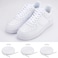 ZHENTOR 3 Pair Flat Shoe Laces for Sneakers Shoelaces for Sneakers Athletic Running Shoes Boot Strings Dwhite3 pairs 24 inches