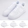 ZHENTOR 3 Pair Flat Shoe Laces for Sneakers Shoelaces for Sneakers Athletic Running Shoes Boot Strings Dwhite3 pairs 43 inches