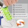 ZHENTOR Elastic No Tie Shoe Laces Stretch Tieless Shoelaces for Adults and Kids Sneakers Shoe Strings Cwhite1 pair 1 pair