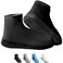 Galashield Rain Shoe Covers Waterproof Shoe Covers for Men Women Reusable Galoshes Overshoes Black Medium