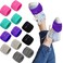 Geyoga Dance Shoe Covers Socks for Dancing on Smooth Floors over Sneakers Protecting Knee6 PairsMulticolor