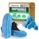 FRONTLINE Frontline Disposable Shoe Covers NonSlip Premium NonWoven Durable Booties Shoe Protectors Water Resistant Thick AntiSlip One Size Fits Most Indoor Use 100 Pack