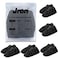 Jron 5 Pairs Premium Reusable Washable Shoe Cover Boot Covers for Contractors 5 Pairs Unisex 9511 For ShoesUS 85105 For Boots Black